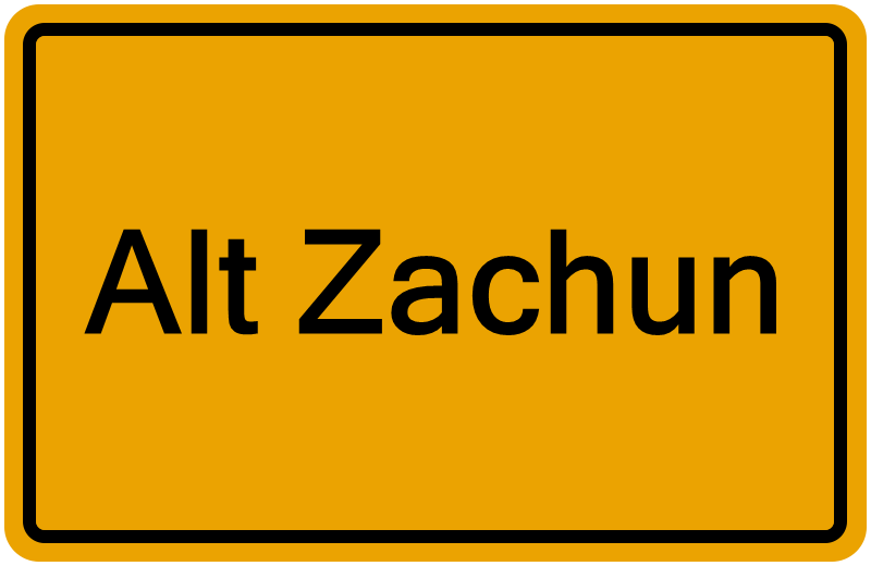 Handelsregisterauszug Alt Zachun
